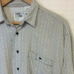 Ringo Sport Men's Button Down Short Sleeve Casual